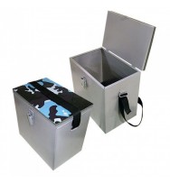 Ящик рыболовный для зимней рыбалки оцинкованный 30х19х29 см. 